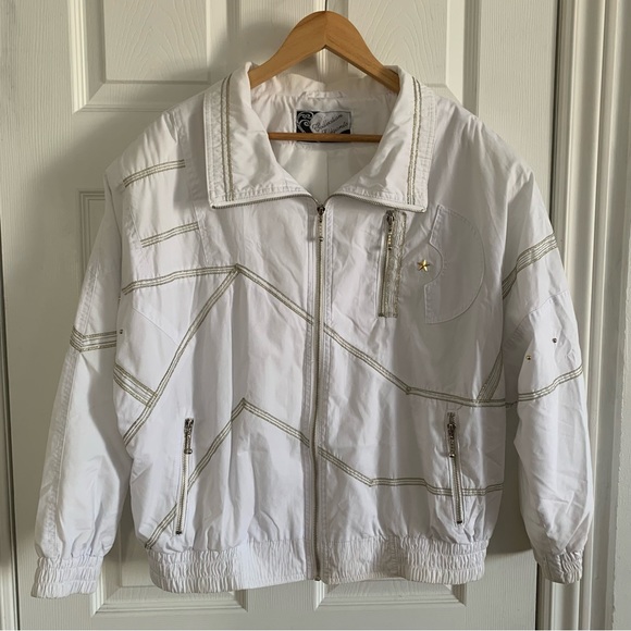 Vintage Jackets & Blazers - Vintage 80s Western Bomber Style Windbreaker Jacket